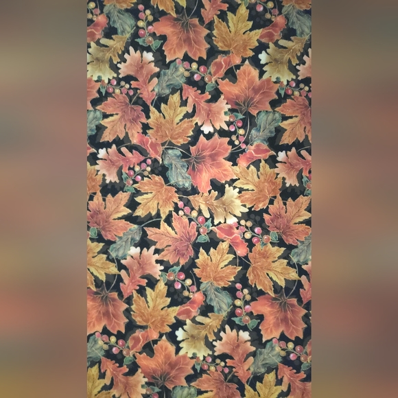 Harvest Elegance Leaves #1649-27671-J By QT Fabrics, Approx 76" x 44" - Picture 5 of 6